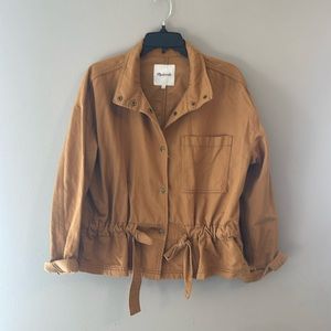 Madewell Mustard cargo jacket size M